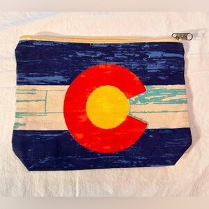 🎉Colorado Make Up Pouch/Pencil Case Approximately 9 x 7 inches